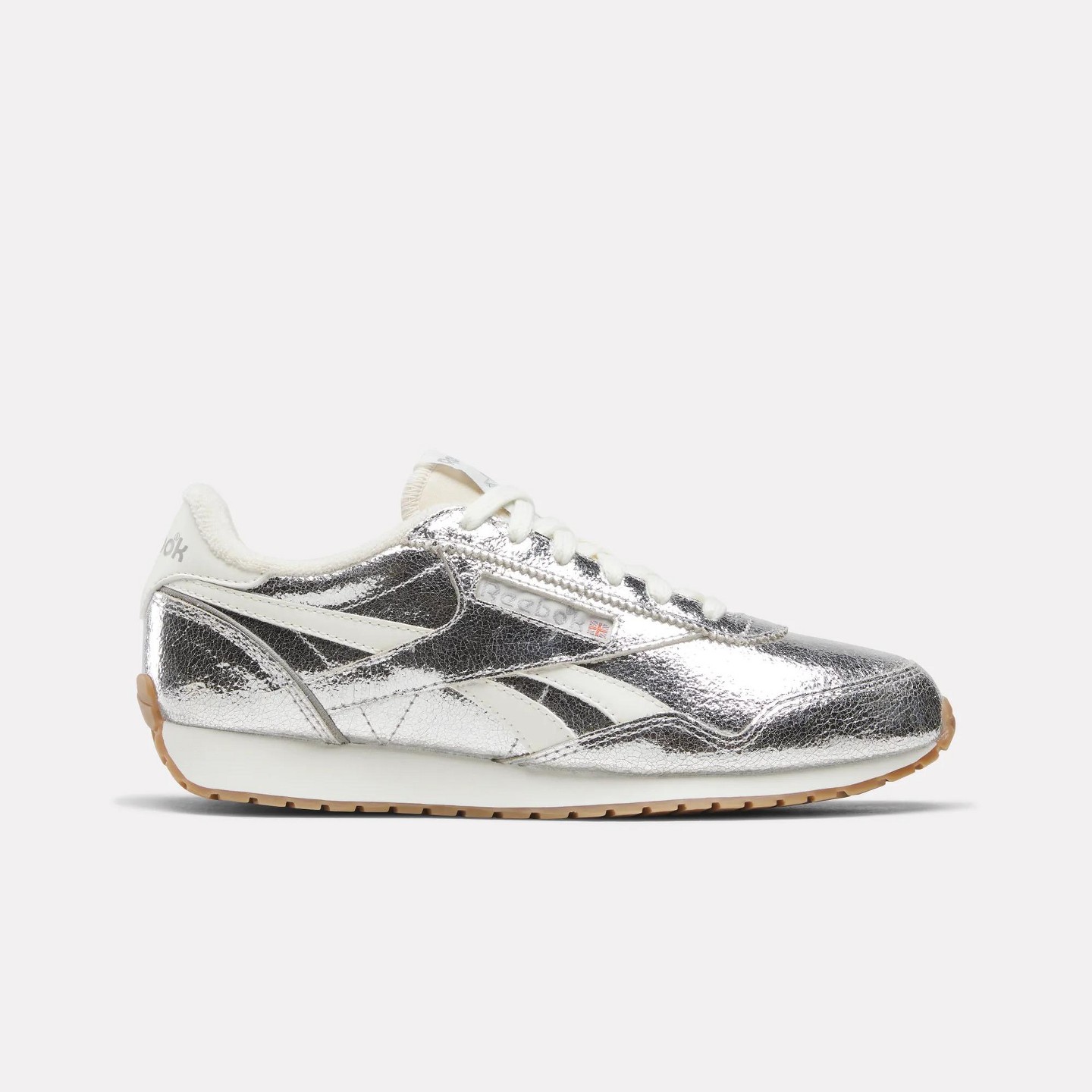 Женские кроссовки Reebok Classic AZ Shoes Size 6 Silver/Chalk/Gum, цвет: Серебряный — фото 1