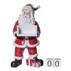 Transpac Resin Santa Advent Calendar Figurine Decorative Object for Christmas Cheer Red Tabletop Decoration Indoor Use Gift Giving and Hostess Gifts - 4 of 4