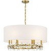 Savoy House Dahlia 6 - Light Pendant in  Warm Brass - 3 of 4