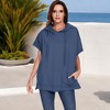 Anna-Kaci Women's Boyfriend Short-Sleeve Hoodie - 2 of 4
