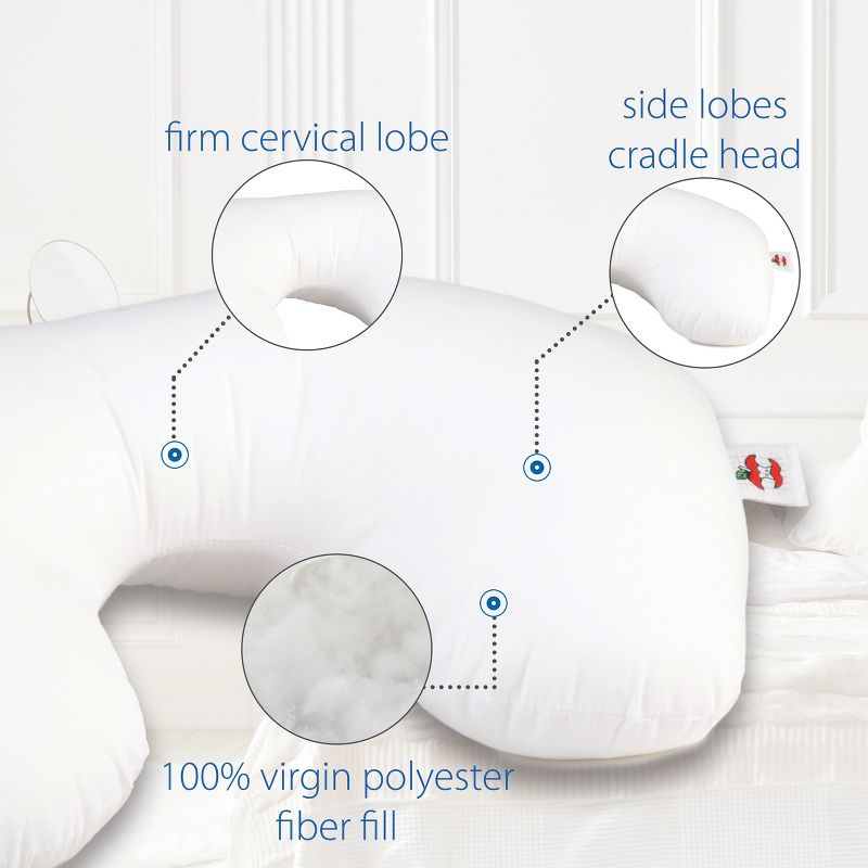 Core Products Travel Portable Cervical Neck & Head Support Sleep Pillow, 3 of 10