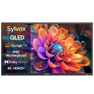 SYLVOX Outdoor TV, 43'' QLED Smart Google TV, IP55 Waterproof, Dolby Atmos HDR, Google Assistant,1000nits Weatherproof Television(Deck Pro QLED 2.0) - 1 of 4