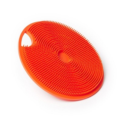 Boie USA Exfoliating Scrubber with Handle - Orange