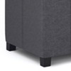 NicBex 35.6" Storage Bench Rectangle Storage Ottoman for Bedroom, Living Room, Dark Gray - 2 of 4