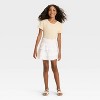 Girls' Smocked Ruffle Skirt - Cat & Jack™ White - 3 of 3