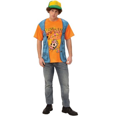 Stranger Things Dustin Roast Beef Shirt Adult Costume X Large Target - dustin stranger things roblox shirt