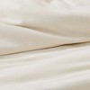 Cotton Linen Garment Washed 3 Piece Duvet Cover Set by Blue Nile Mills - 3 of 4