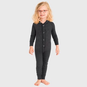 City Threads USA-Made Kids' Soft & Cozy Thermal Union Suit - Boys/Girls/Infants/Toddlers One-Piece Christmas Outfit - 1 of 4