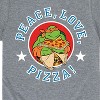 Boys' - Teenage Mutant Ninja Turtles - Peace Love Pizza Short Sleeve Graphic T-Shirt - 2 of 4