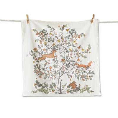 Tag Artisona Tree of Life Flour Sack Dish Towel - 27x27 in, Machine Washable Kitchen Textile for Everyday Use