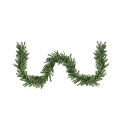 Northlight 9' x 10" Unlit Green Canadian Pine Artificial Christmas Wreath