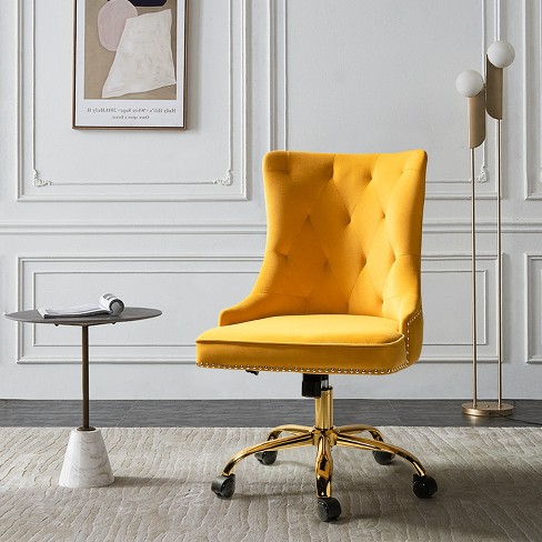 Mustard yellow desk discount chair