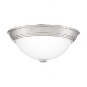 Quoizel Lighting Erwin 2 - Light Flush Mount in  Brushed Nickel - 1 of 4
