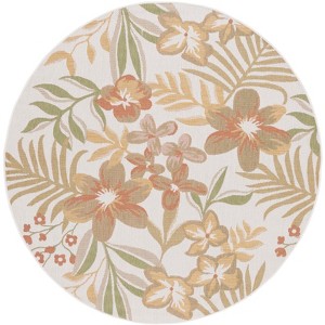 Courtyard CY9433 UV & Stain Resistant Non-Shedding Power Loomed Indoor/Outdoor Rugs - Safavieh - 1 of 4