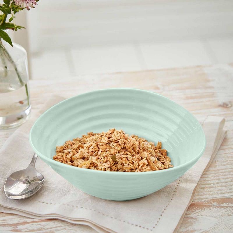 Portmeirion Sophie Conran Celadon Cereal Bowl Set of 4, 5 of 6