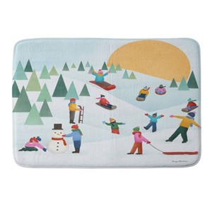 Deny Designs Carey Copeland Snow Day Memory Foam Bath Mat - 1 of 4