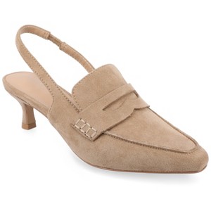 Journee Women's Medium and Wide Width Amory Pumps - 1 of 4
