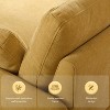 NicBex Oversized Chenille Deep Seat Single Sofa with Back Cushion & Pillows,Color Blocking Futon Couch for Living Room,Bedroom - 4 of 4