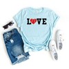 Simply Sage Market Women's Love Baseball Colorful Short Sleeve Graphic Tee - 2 of 3
