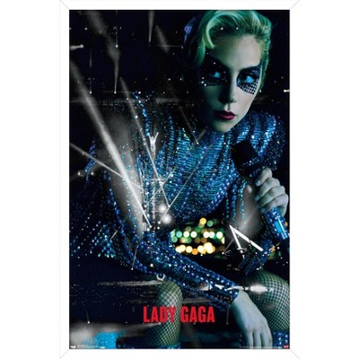 Trends International Lady Gaga - Live Framed Wall Poster Prints