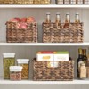 mDesign Woven Farmhouse Kitchen Pantry Storage Basket Box - 3 of 4