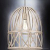 Urban Ambiance Luxury Farmhouse Pendant 17.25''H x 14''W,  Bleached Oak Finish,  Bairnsdale Collection, UHP4120 - 4 of 4