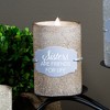 Pavilion Gift Company - Sister - 4.75" Bronze Glitter Realistic Flame Candle  - Flame Candles - 2 of 4