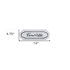 HomeRoots 5" X 14" Black and White Farm To Table Metal Wall Decor - 3 of 4