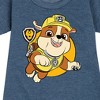 Girls' - Paw Patrol - Rubble Sketch Graphic Short Sleeve Fleece Dress - 2 of 4