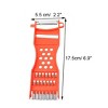 Unique Bargains Plastic Metal Fruit Grater Slicer Vegetable Peeler 3 Pcs Orange Red - 2 of 4