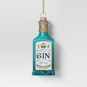 Christmas Glass Gin Ornament - Wondershop™ - 1 of 3