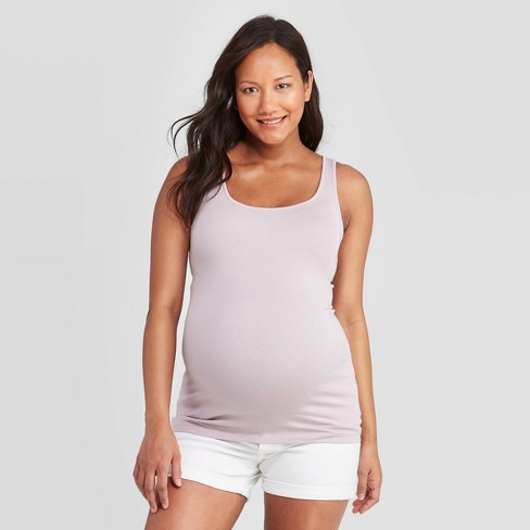 Maternity Tank Top - Isabel Maternity by Ingrid & Isabel™ Berry Pink XS