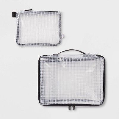 white packing cubes