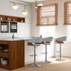Calinda Adjustable Swivel Barstool Stone Gray - WyndenHall - 2 of 4