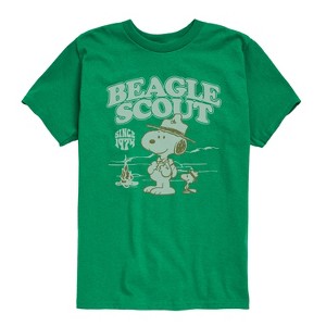 Boys' - Peanuts - Scout Fire Short Sleeve Graphic T-Shirt - 1 of 4