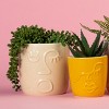 Totalee Gift Neutral Face Planter Ceramic White - 2 of 2