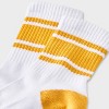 Women's Game Day Varsity Stripe Ribbed Cushioned Mid Crew Socks - Wild Fable™ - 3 of 3