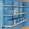 4 Pack Shipping Container Shelving Bracket, 3-Tier Adjustable Black Power Coated Steel Brackets - 2 of 4