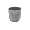 Cheung's Celadi Gray Rippled Ceramic Pot - Large - 2 of 3