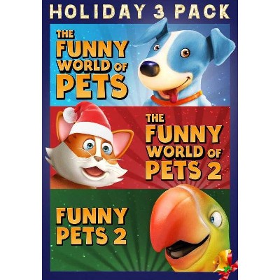 Funny Pets Holiday 3 Pack Dvd 19 Target