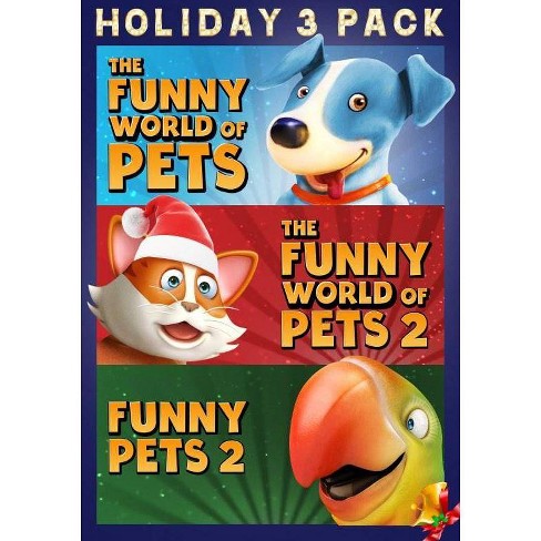 Funny Pets Holiday 3 Pack (dvd)(2019) : Target