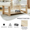 CAVINAS Rectangular Coffee Tables for Living Room, A Modern and Practical Coffee Table, the Double Layered Coffee Table, MDF material - 4 of 4