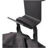 Stand Up Desk Store Clamp-On Under Desk Headphone Hanger, Backpack Hook, and Purse Holder - Black - 2 of 4