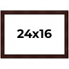 PosterPalooza | Distressed Brown Picture Frame - UV Acrylic, Backing Board, Hanging Hardware Included - 2 of 4