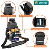 SUN CUBE Water Bottle Holder Strap, Insulated Neoprene Sleeve Bag Carrier, Crossbody Carrying Sling Purse Pouch Pocket Walking Hiking - 2 of 4