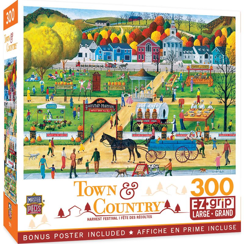 MasterPieces 300 Piece EZ Grip Jigsaw Puzzle - Harvest Festival - 18"x24", 2 of 9