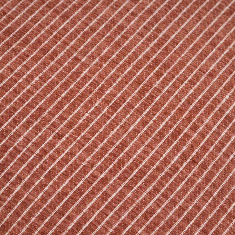 18"x18" Nea Striped Chenille Woven Square Throw Pillow - freshmint, 4 of 12