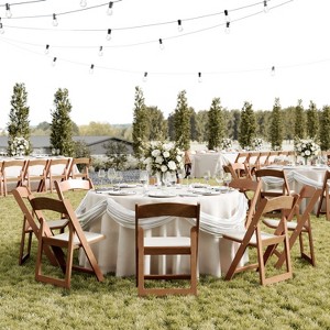 Flash Furniture Hercules Folding Chair - Resin– 2 Pack 800LB Weight Capacity Event Chair - 1 of 4