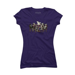 Junior's Design By Humans Card Shark By valorandvellum T-Shirt - 1 of 3