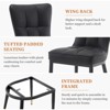 Bekrvio Leather Dining Room Chairs, Set of 4 - 4 of 4